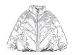 Name It silver shiny puffer vinterjakke